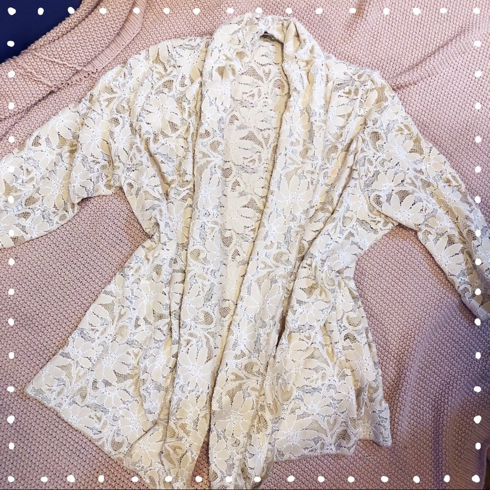 Lace cardigan